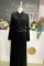 Hukka Design Fermuar Detaylı Siyah Elbise