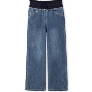 İPEKYOL KONTRAST ELASTİK BEL JEAN PANTOLON