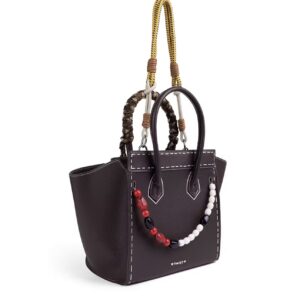 TWİST KARMA ASKILI KONTRAST  DİKİŞ EFEKTLİ ÇANTA