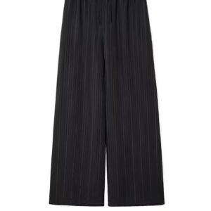 İPEKYOL ÇİZGİLİ WİDE LEG PANTOLON