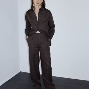 İPEKYOL KUŞAKLI KETEN PANTOLON