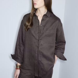 İPEKYOL CEPLİ KETEN GÖMLEK